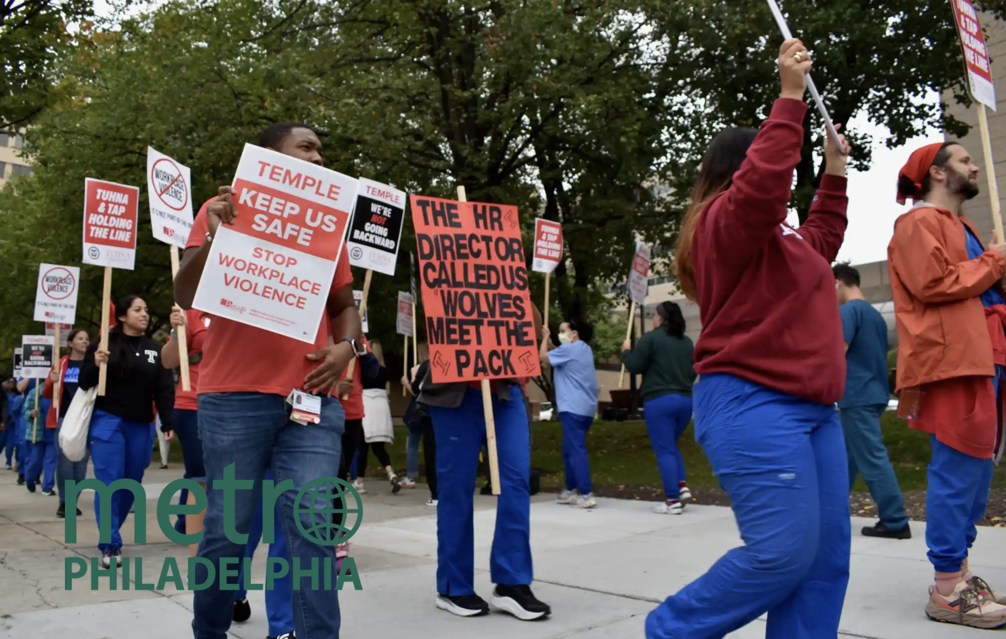 Metro Philadelphia: Nurses, staff notify Temple of plans for Oct. 6 strike