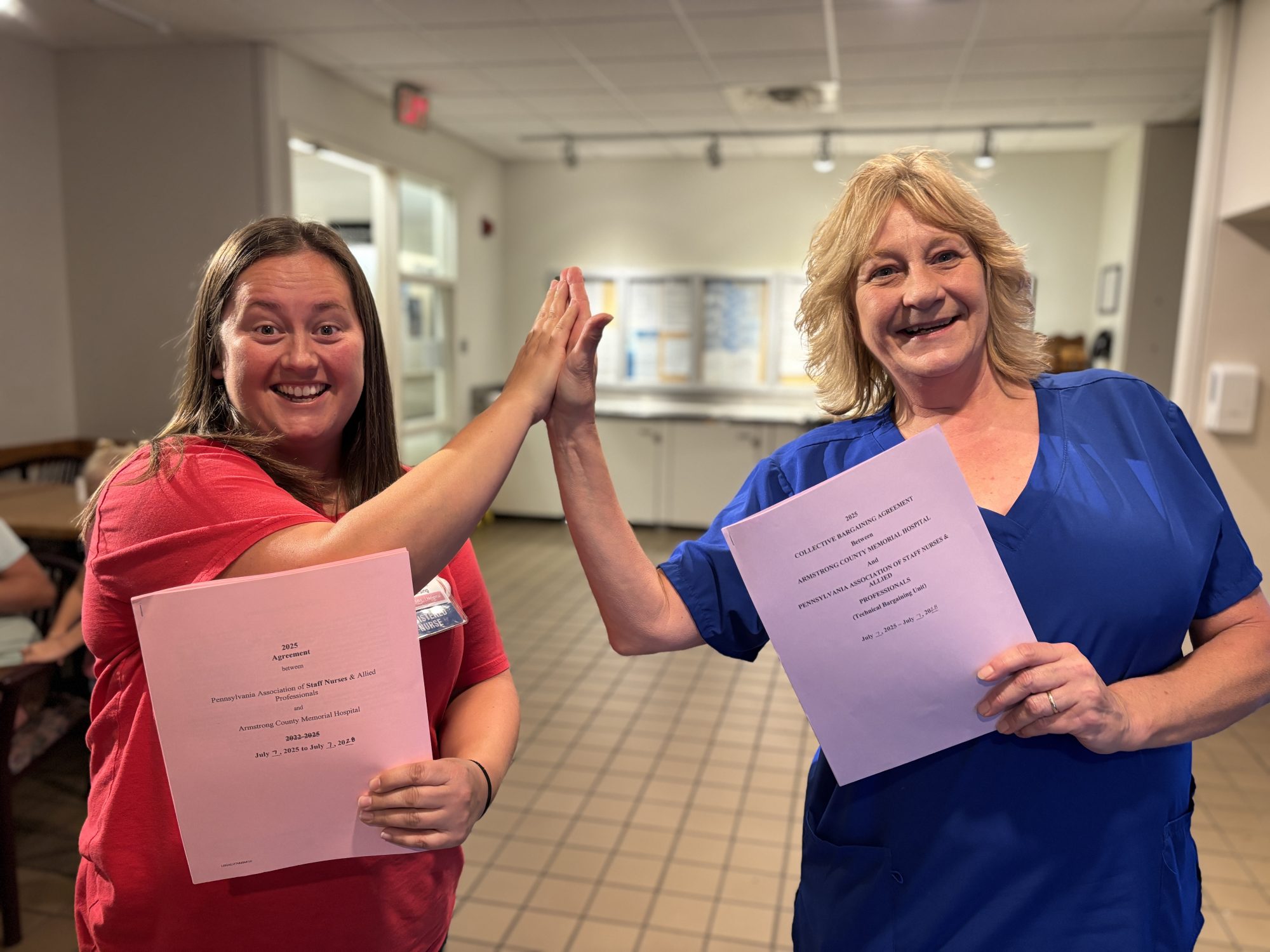 Leader Times: More than 300 nurses and techs at ACMH Hospital ratify new 3-year contract that protects hospital staff and their patients moving forward