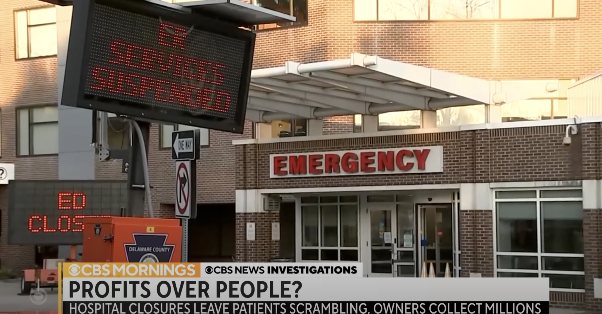 CBS News Investigates: Hospital closure leaves patients scrambling, owners collect millions