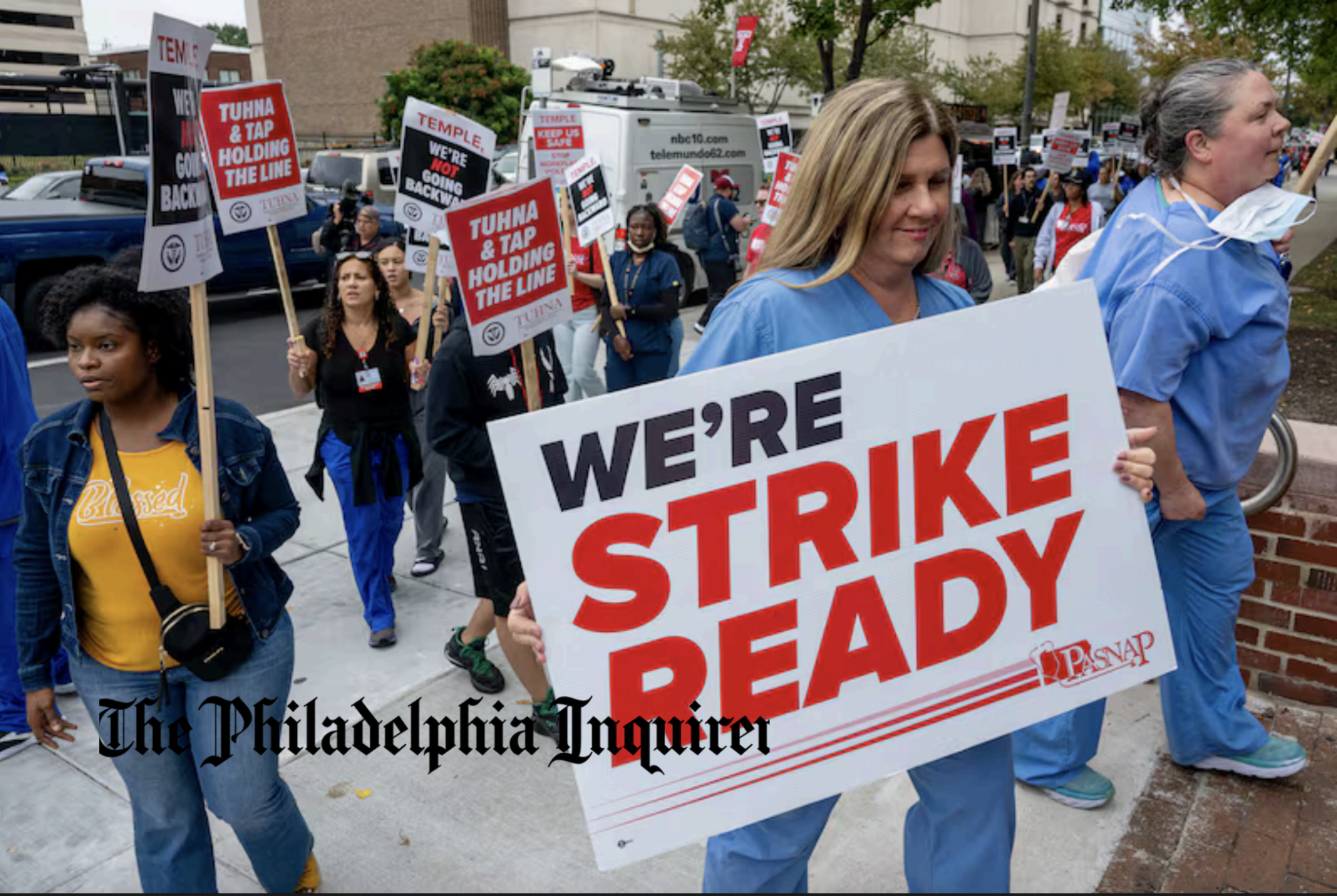 The Philadelphia Inquirer: Temple nurses say they plan to strike on Oct. 6 if they cannot negotiate a contract