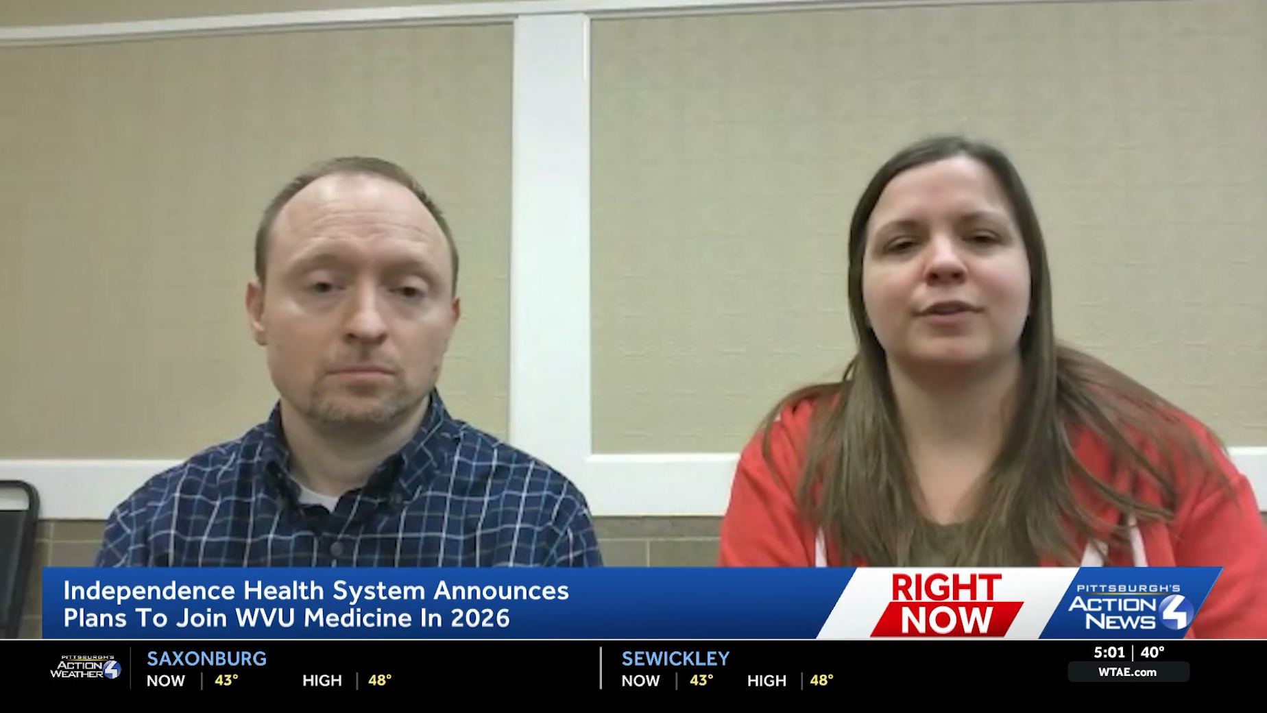 WTAE: Independence Health System to merge with West Virginia University Health System