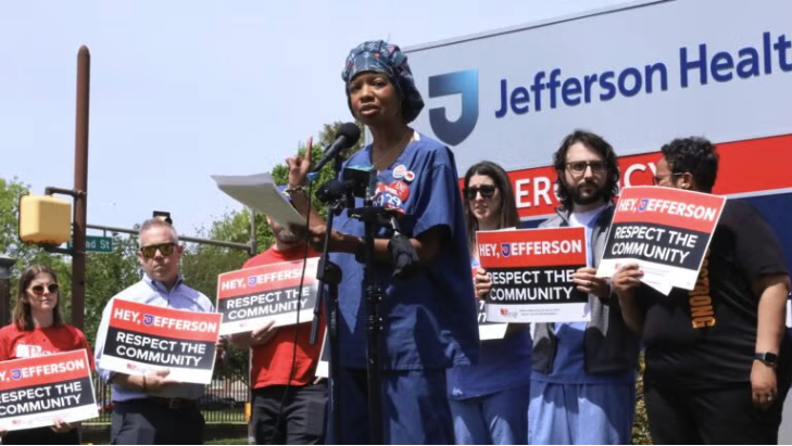 WHYY: Jefferson Einstein Philadelphia Hospital union nurses prepared to strike if they can’t reach a contract agreement